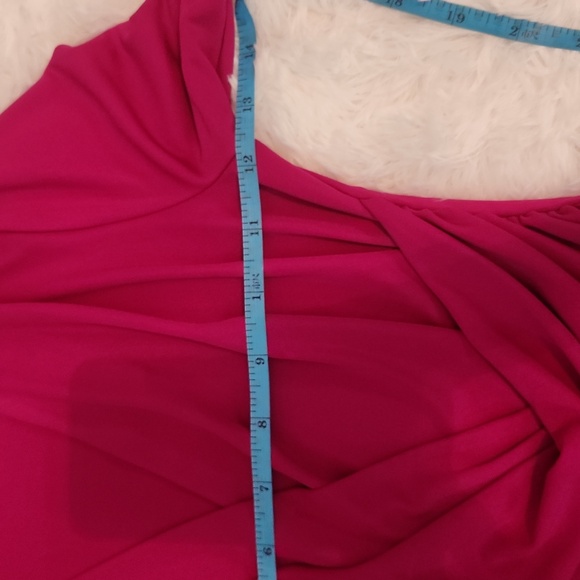 Anne Klien draped slinky knit long sleeved top - Picture 5 of 7